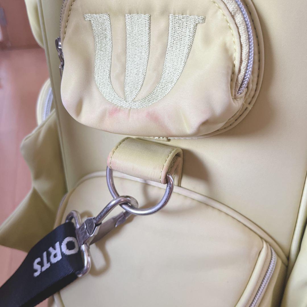 K291 M.U SPORTS 可愛い！イエローキャディバッグ