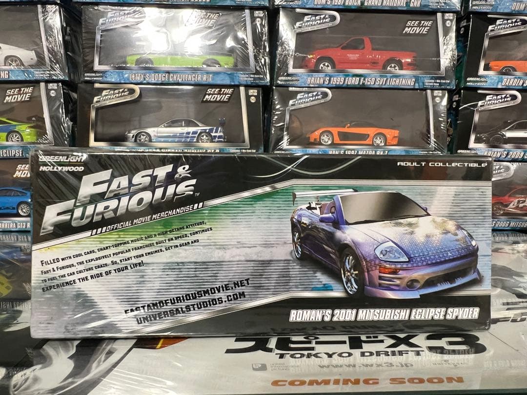 ミニカー GREENLIGHT FAST&FURIOUS ECLIPCE SPYDER