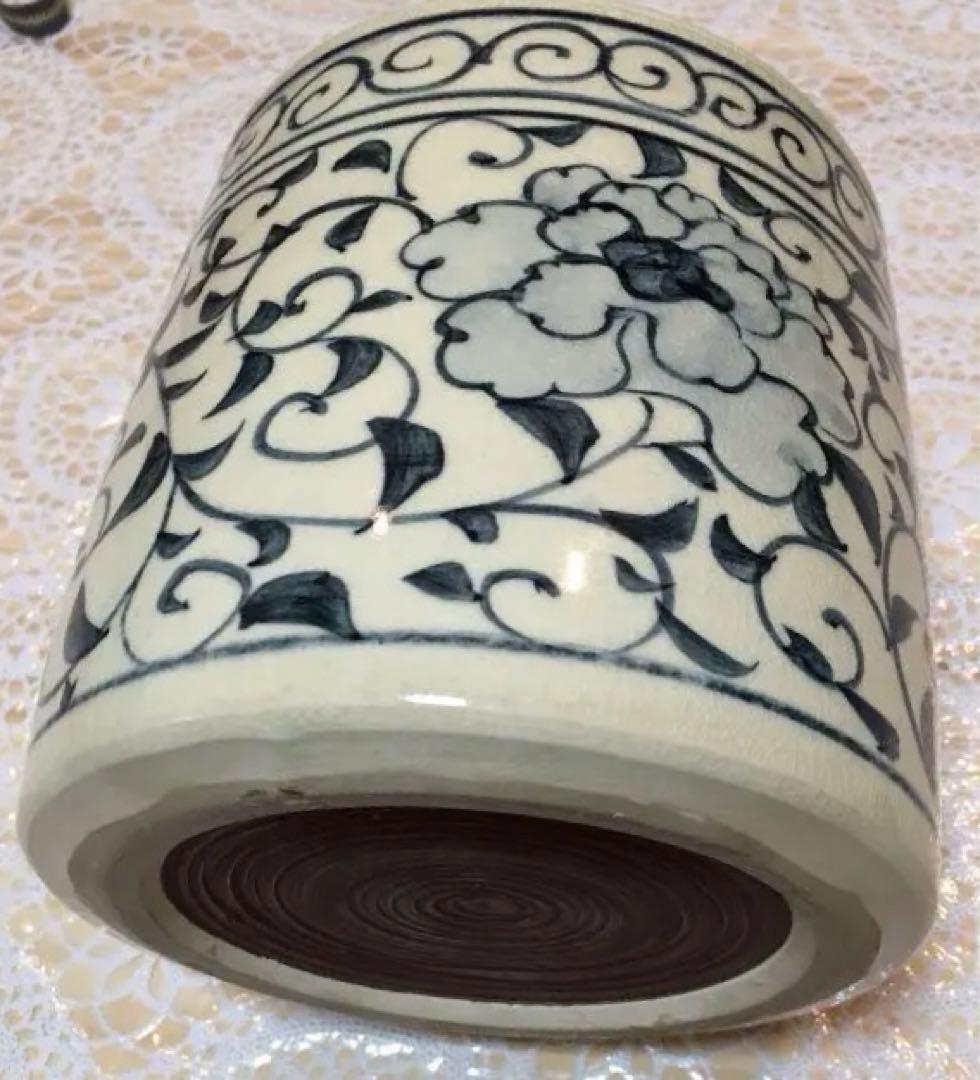茶道具 水指 安南風 水指 直径約147ミリ 高さ約1 45ミリ N688