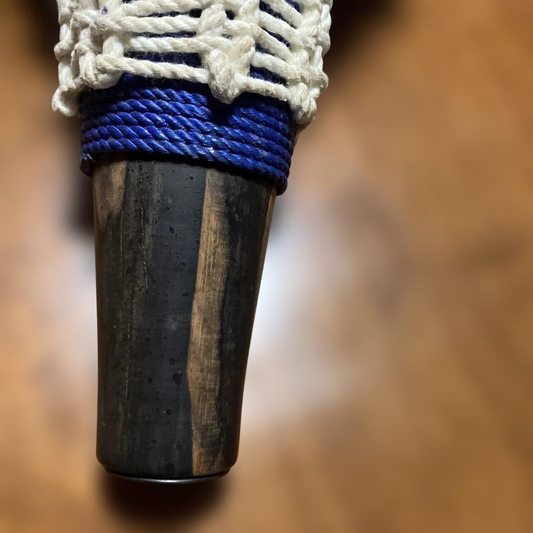 法螺貝笛 年代物 沖縄黒木 長さ40CM