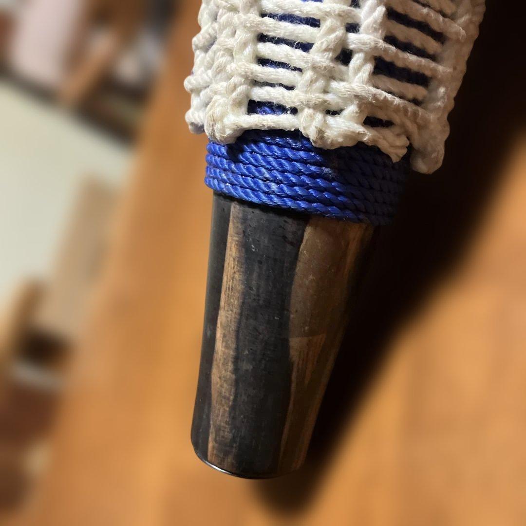 法螺貝笛 年代物 沖縄黒木 長さ40CM