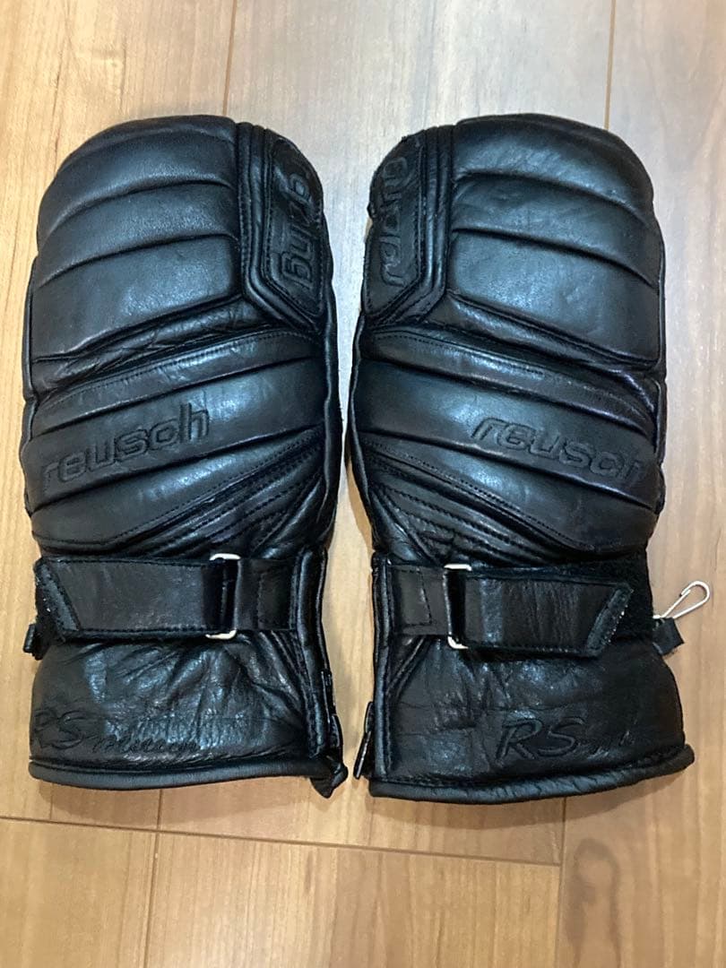 ロイシュ　スキーグローブ　レーシングスピリット ミトン　サイズ８　ブラック