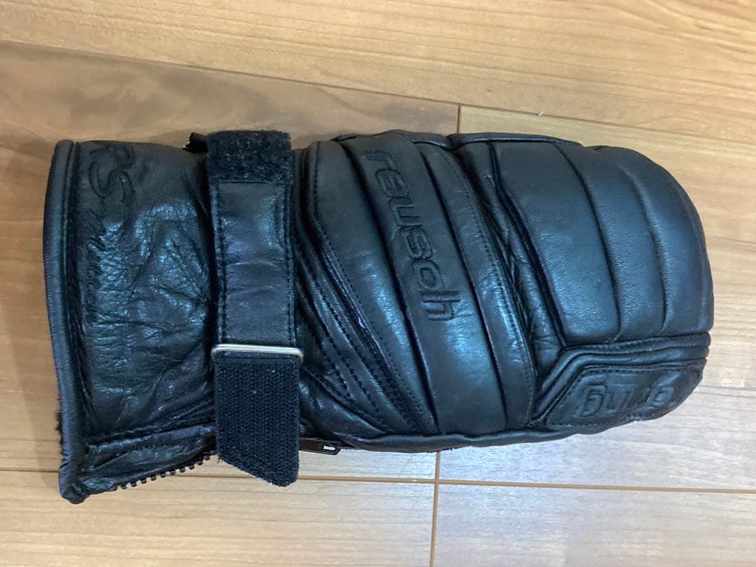 ロイシュ　スキーグローブ　レーシングスピリット ミトン　サイズ８　ブラック