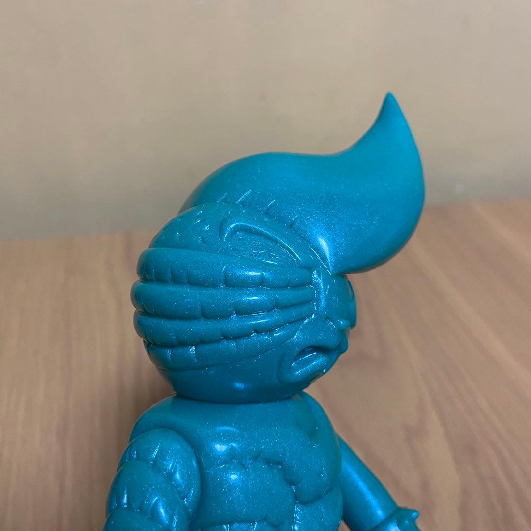 リアルへッド マッドバーバリアンズ 緑ラメ成型 未塗装 ソフビ 5416