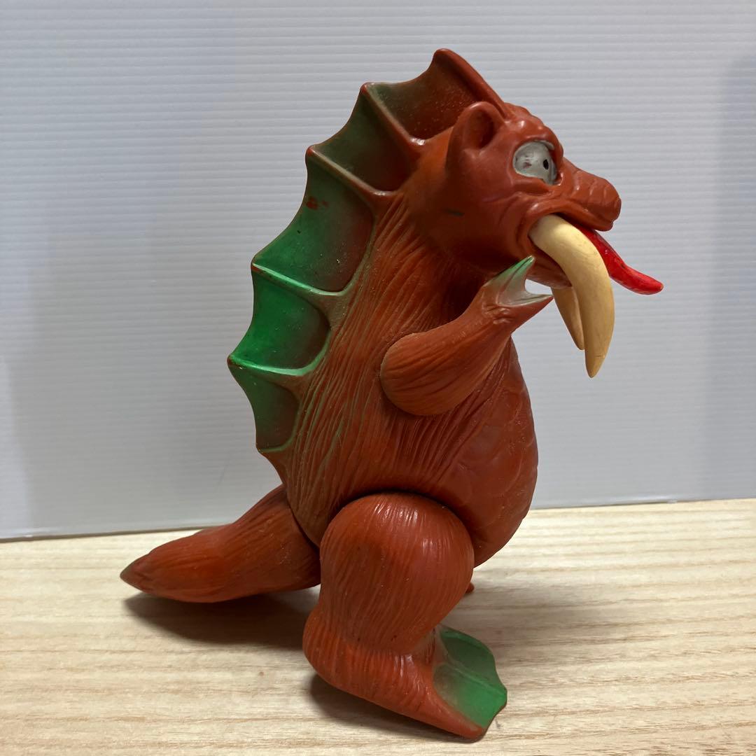 E-壁 ブルマァク 当時物 怪獣ベロベロ ソフビ マエタケ NTV 刻印あり