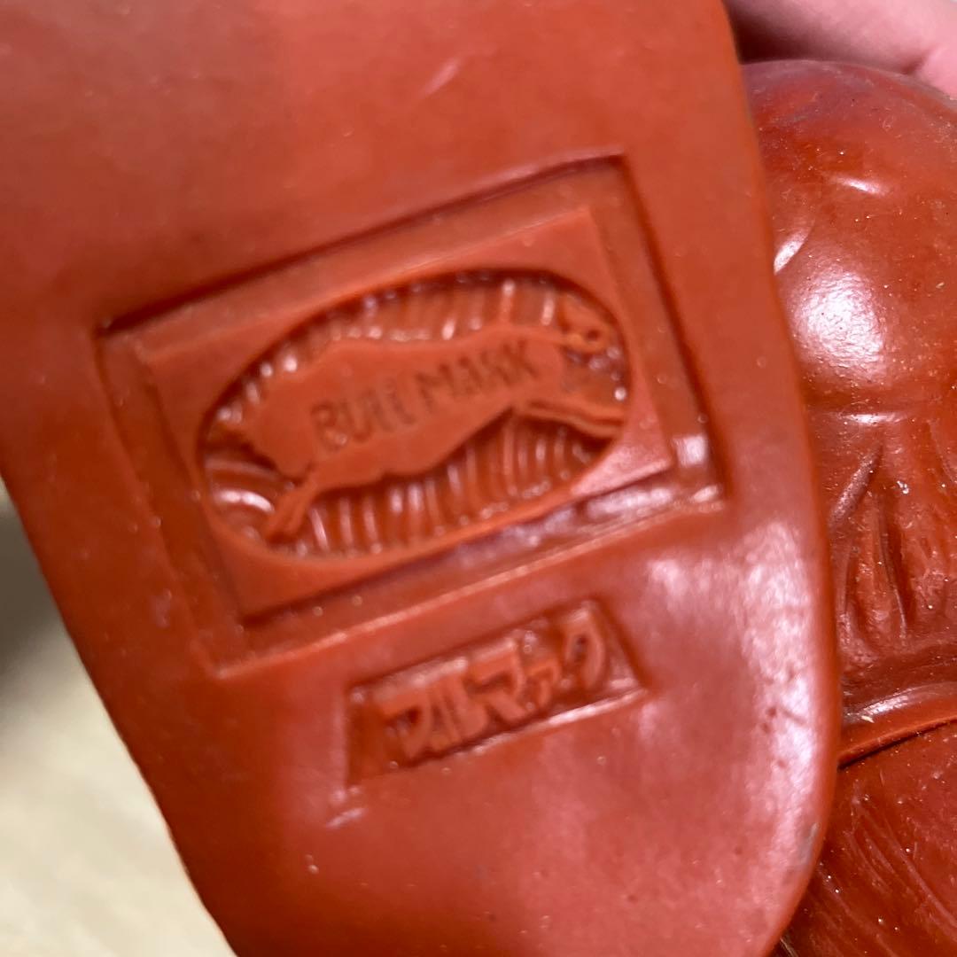 E-壁 ブルマァク 当時物 怪獣ベロベロ ソフビ マエタケ NTV 刻印あり