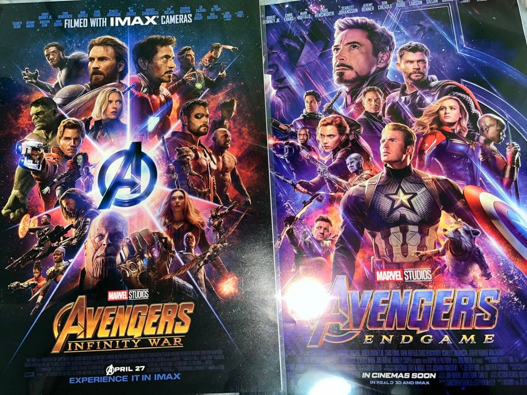 レア　アベンジャーズ IMAX ポスター　MCU マーベル