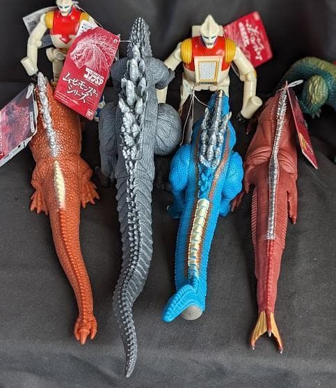 「ゴジラS.P」ジェットジャガー・ゴジラウルティマ他（バンダイ）ソフビ７体セット