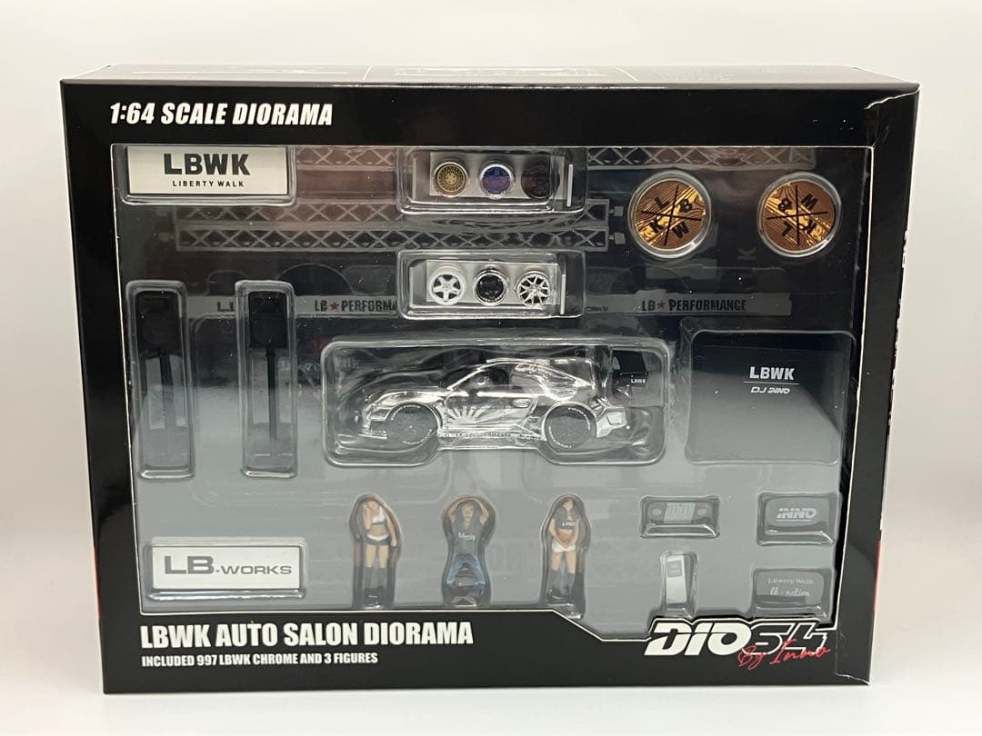 INNO64 1/64 LBWK オートサロン ジオラマ