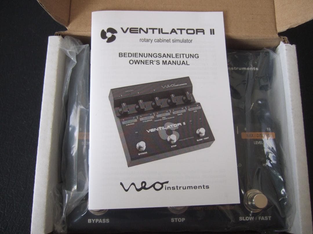 9V仕様 新品同様 Neo Instruments VENTILATOR II