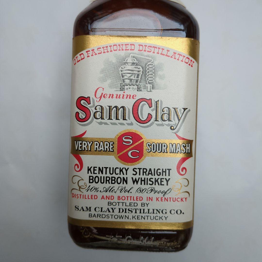 古酒 未開栓 Sam Clay サムクレイ 8年 バーボンウイスキー