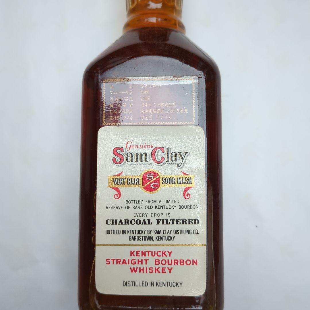 古酒 未開栓 Sam Clay サムクレイ 8年 バーボンウイスキー