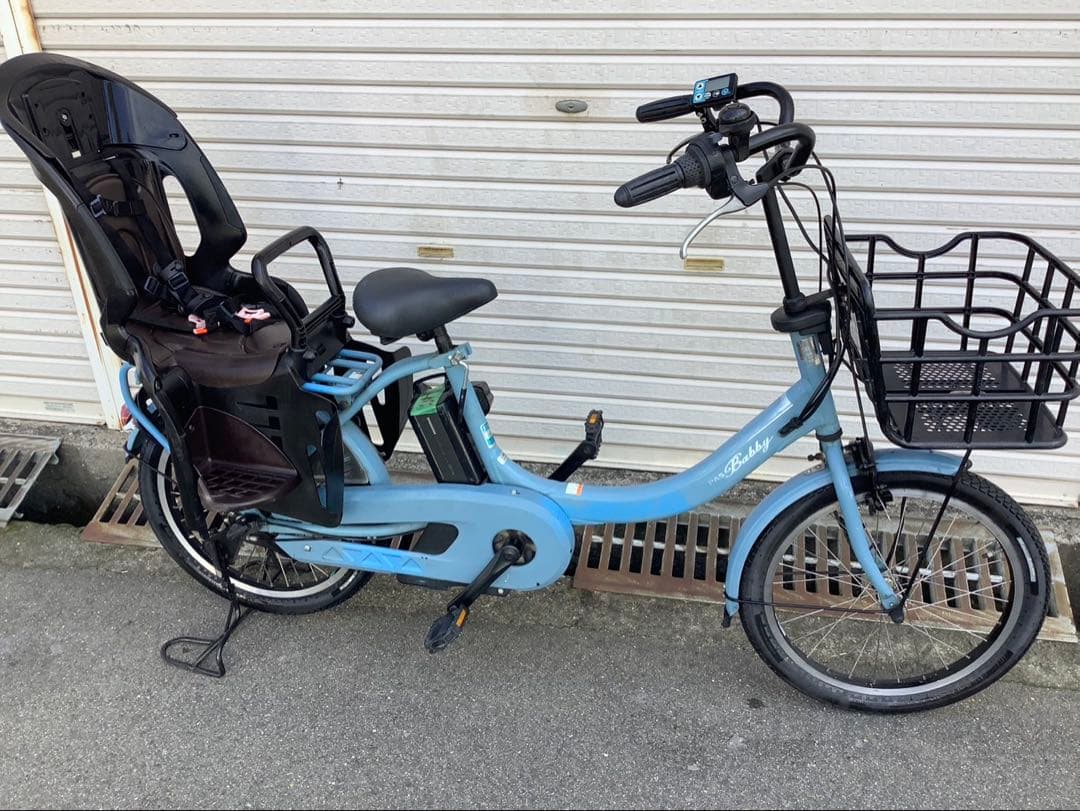 ヤマハ最新機種電動アシスト自転車pasBabby20インチブルーアルミボディー