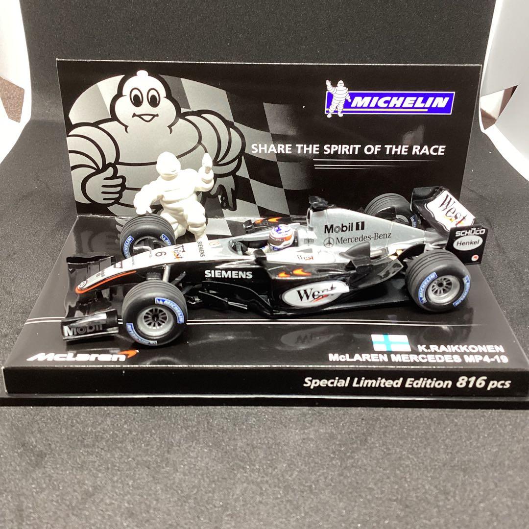 ミニチャンプス F1 マクラーレン MP4-19 キミ ライコネン West仕様
