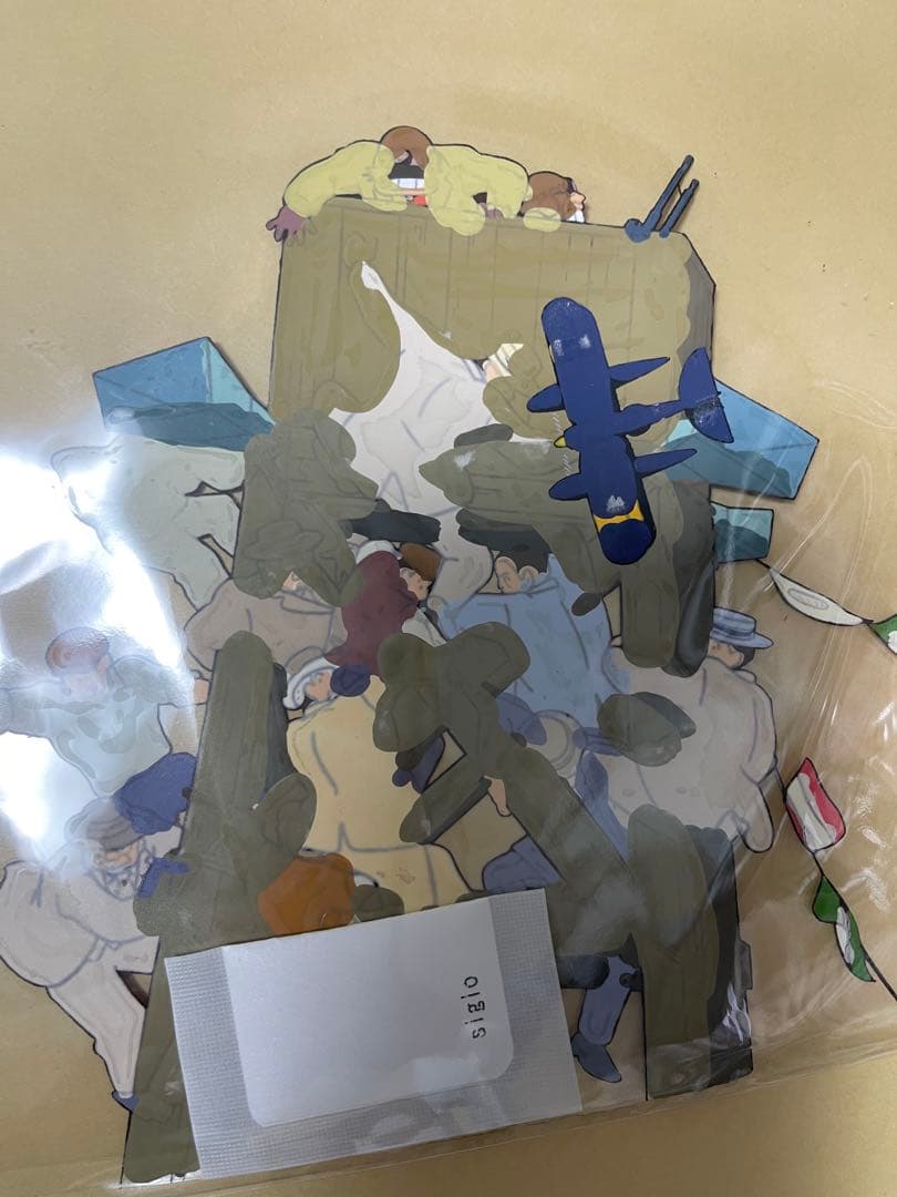 直筆　紅の豚　セル画　スタジオジブリ　原画