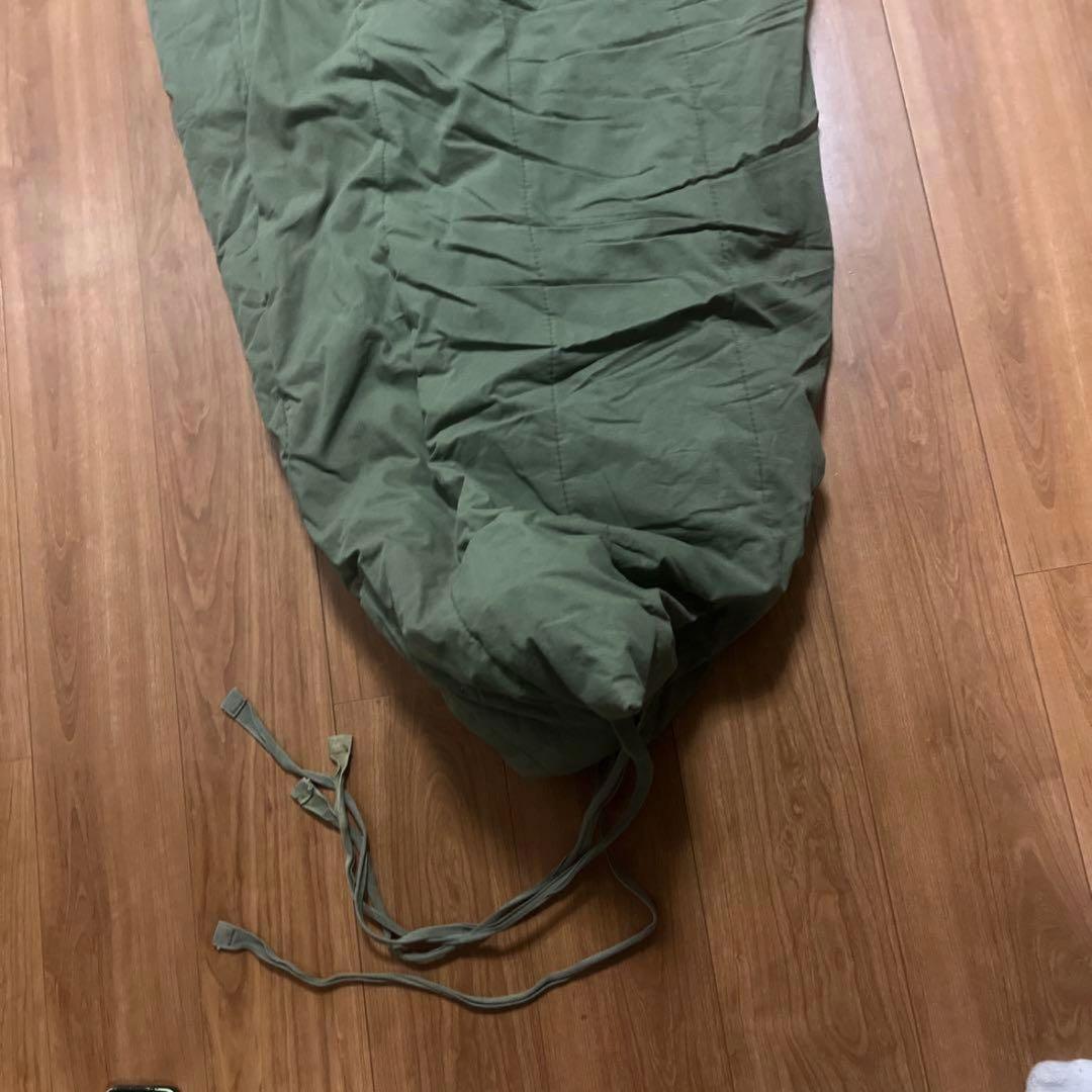 米軍　実物　SLEEPING BAG スリーピングバッグ　ODグリーン　④