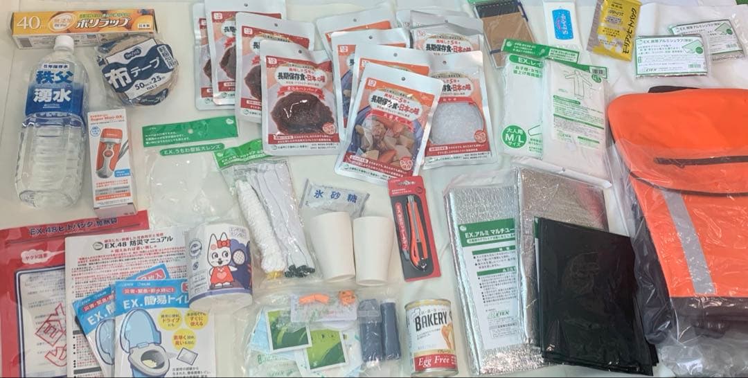 メテックス EX.48防災バッグ TANAKA防災士ブラザーズモデル 2人用