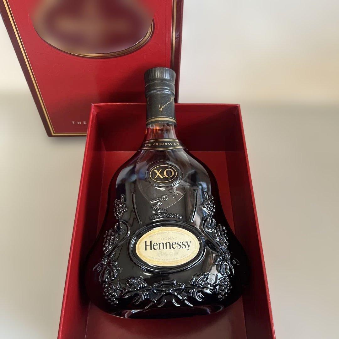新品Hennessy/ヘネシーX.O/ブランデー 黒キャップ/