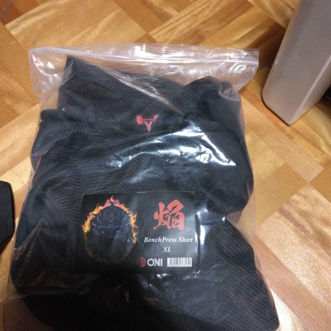 ONI ベンチプレスシャツ 焔XL ブラック