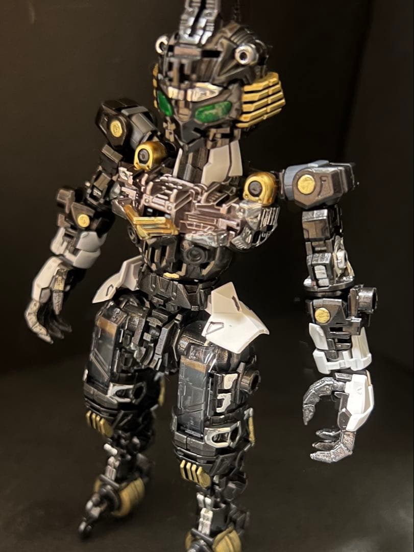 MGSD ガンダムエアリアル 塗装完成品+ウェポンディスプレイベースウエポン