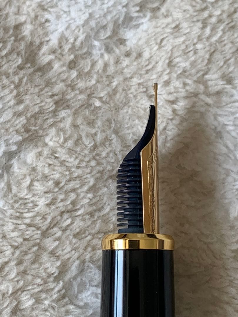 呉竹 くれ竹 夢銀河 天然木 万年筆 14K