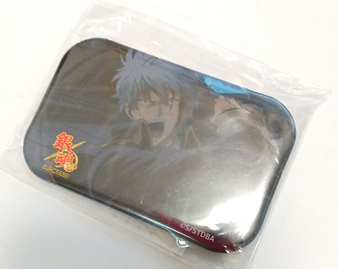 銀魂　J-WORLD スクエア缶バッジ　レア　坂田銀時　真選組動乱篇