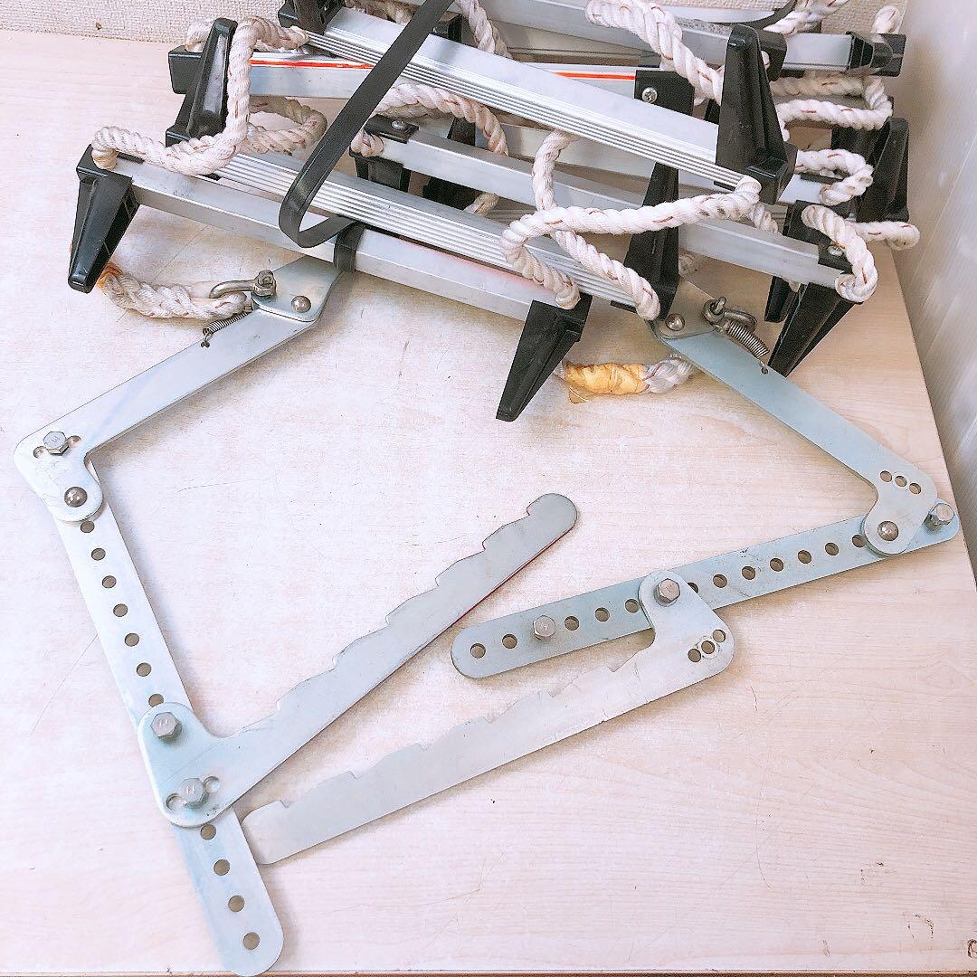 つりさげはしご 3.3m 蛍光避難はしごAP型 サンコー 6.6kg 中古品