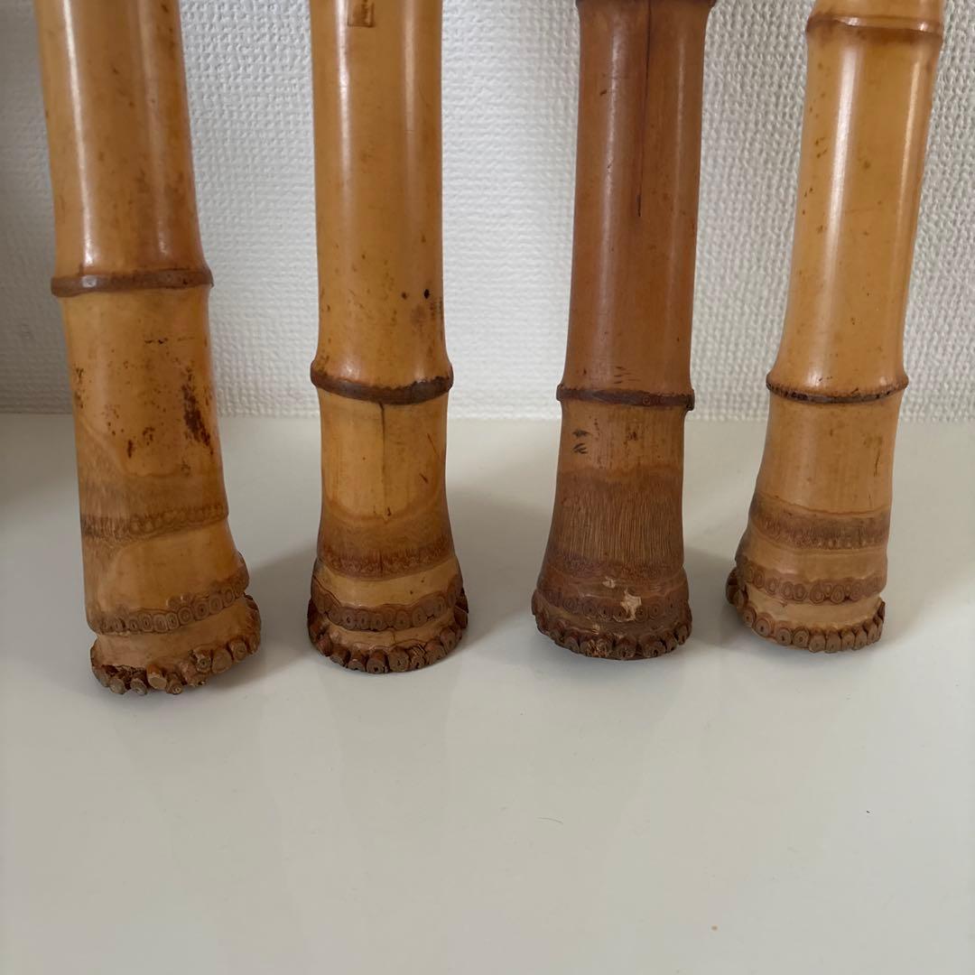 尺八本体 竹製 4本セット