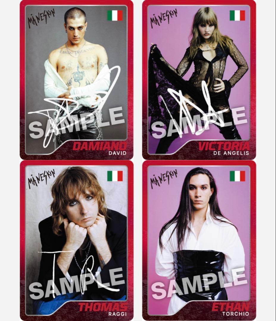 MANESKIN マネスキン　トレーディングカード　コンプリート　非売品　トレカ