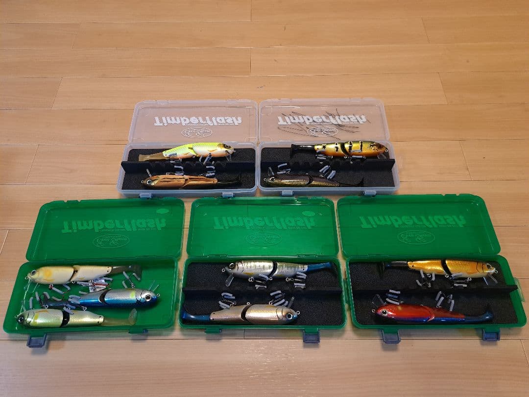 希少　未使用　エバーグリーン　ティンバーフラッシュJr　11本11色まとめて