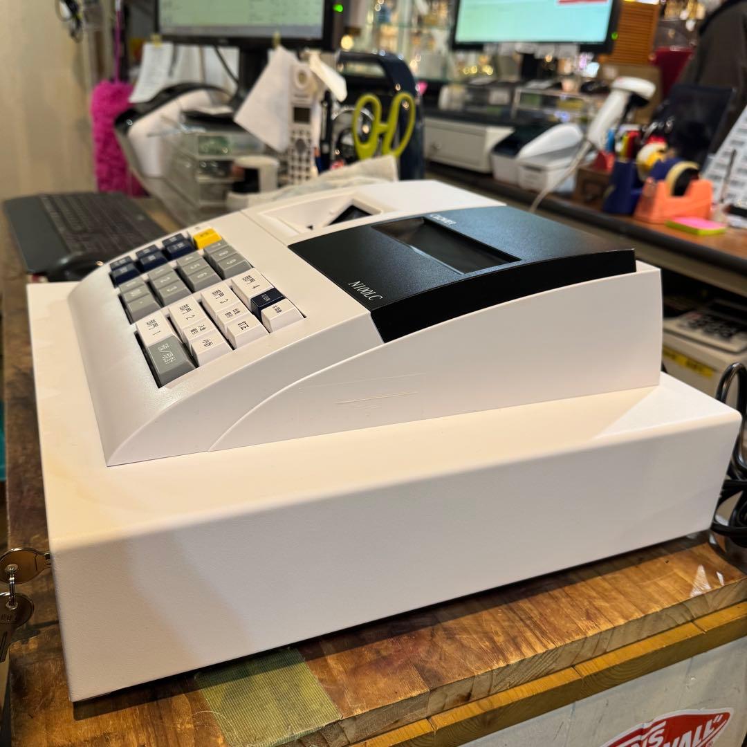 539＊レジスター　クローバー　CLOVER　N100LC　ホワイト　4部門