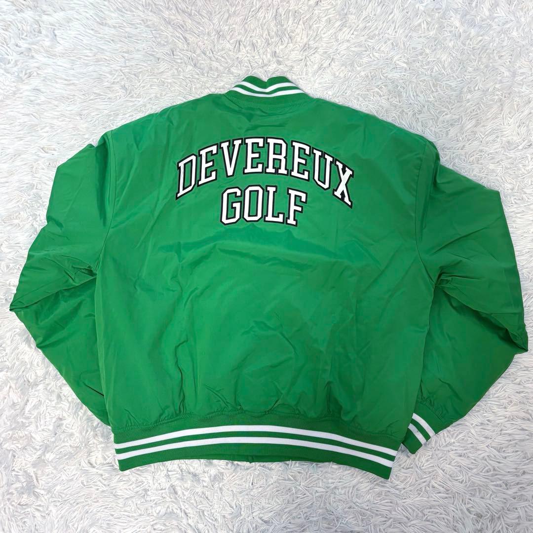 DEVEREUX GOLF ブルゾン グリーン スタジャン 中綿