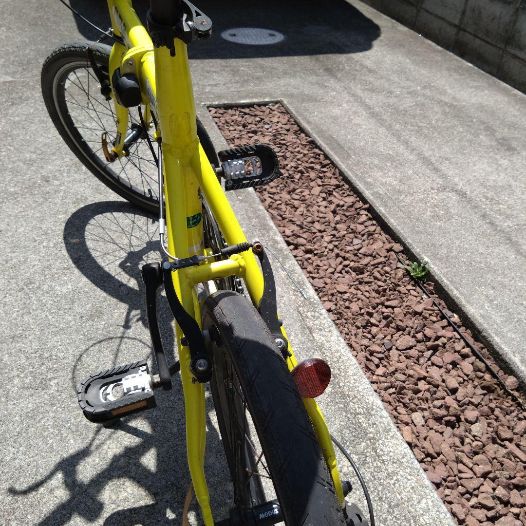 町田市引取限定　CYLVA 折りたたみ自転車 イエロー