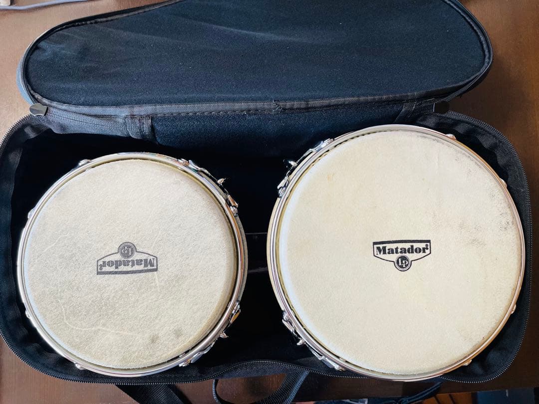 M201 Matador Wood Bongos / Dark Brown, …