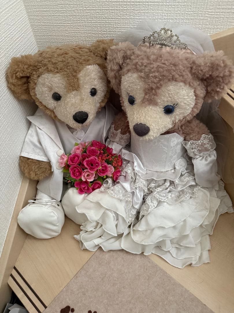 ダッフィー シェリーメイ ウェディングぬいぐるみ