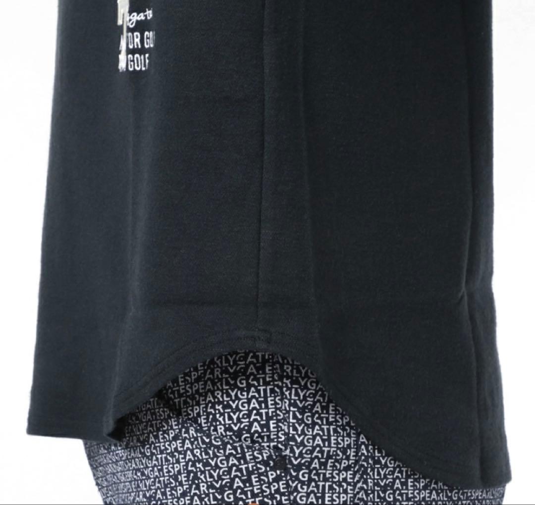 パーリーゲイツ ストレッチカノコ スムースピーチ長袖ポロシャツ（D.NAV／5）