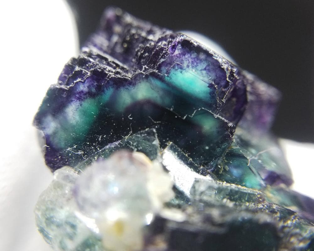 516 オコルス鉱山 フローライト ブルーグリーン パープル 蛍石