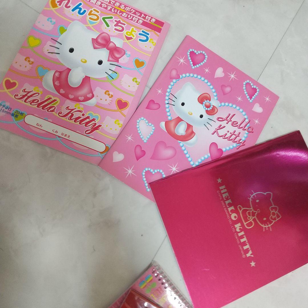 新品　ハローキティ　下敷き　ノート　セット 文房具