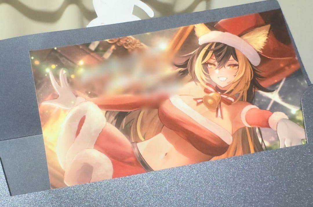 Nekoyo Chloe 猫小夜くろえ 直筆メッセージカード&ブロマイドセット