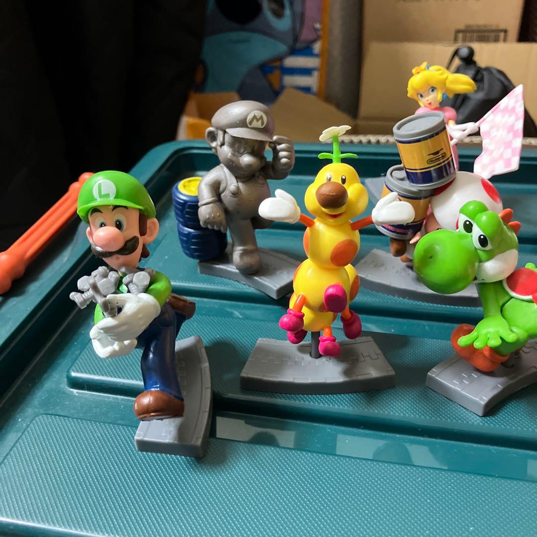 希少品マリオカート7フィギュア缶コーヒー付録フルコンプ