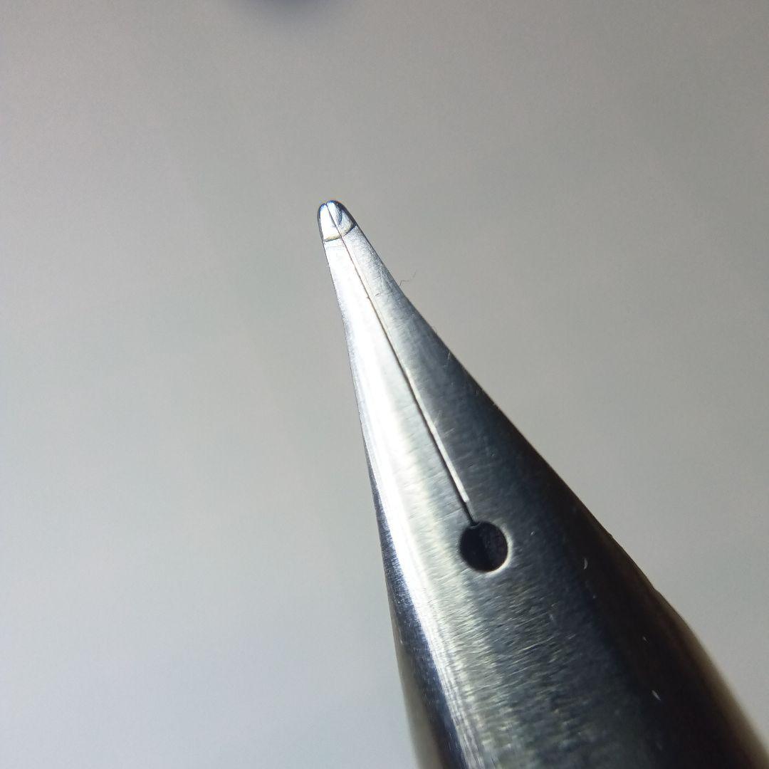 PILOT　ミュー『 μ 』万年筆 シルバー　付属品無　中古品