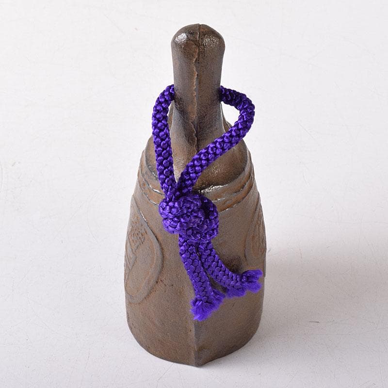 南部鉄器　御釜師　鈴木盛久作　南部砂鐵鈴　重さ約371g　共箱　C　R8227