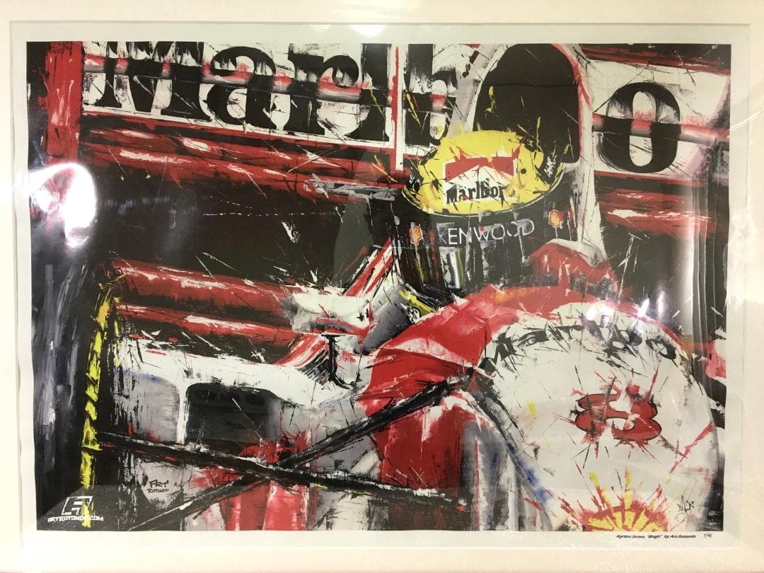 ○激レア アイルトン・セナ ポスター 限定41枚 1993 Grand-prix