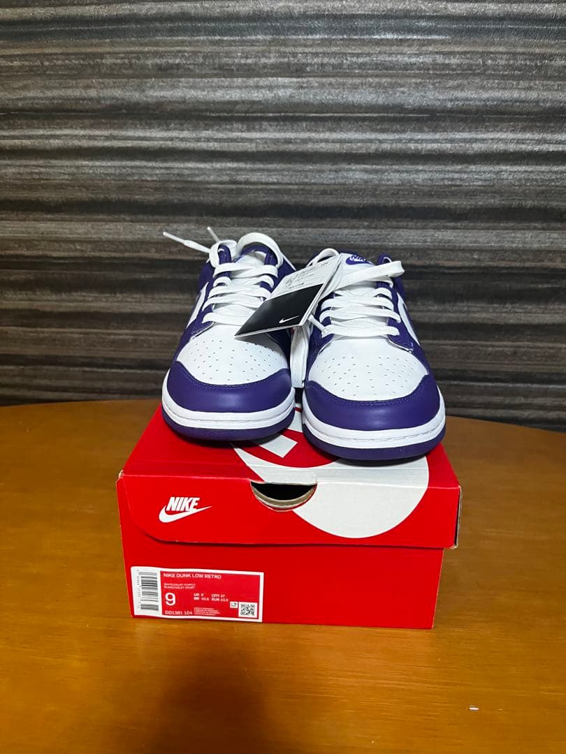 新品未使用　NIKE dunk low hi RETRO dd1391-104