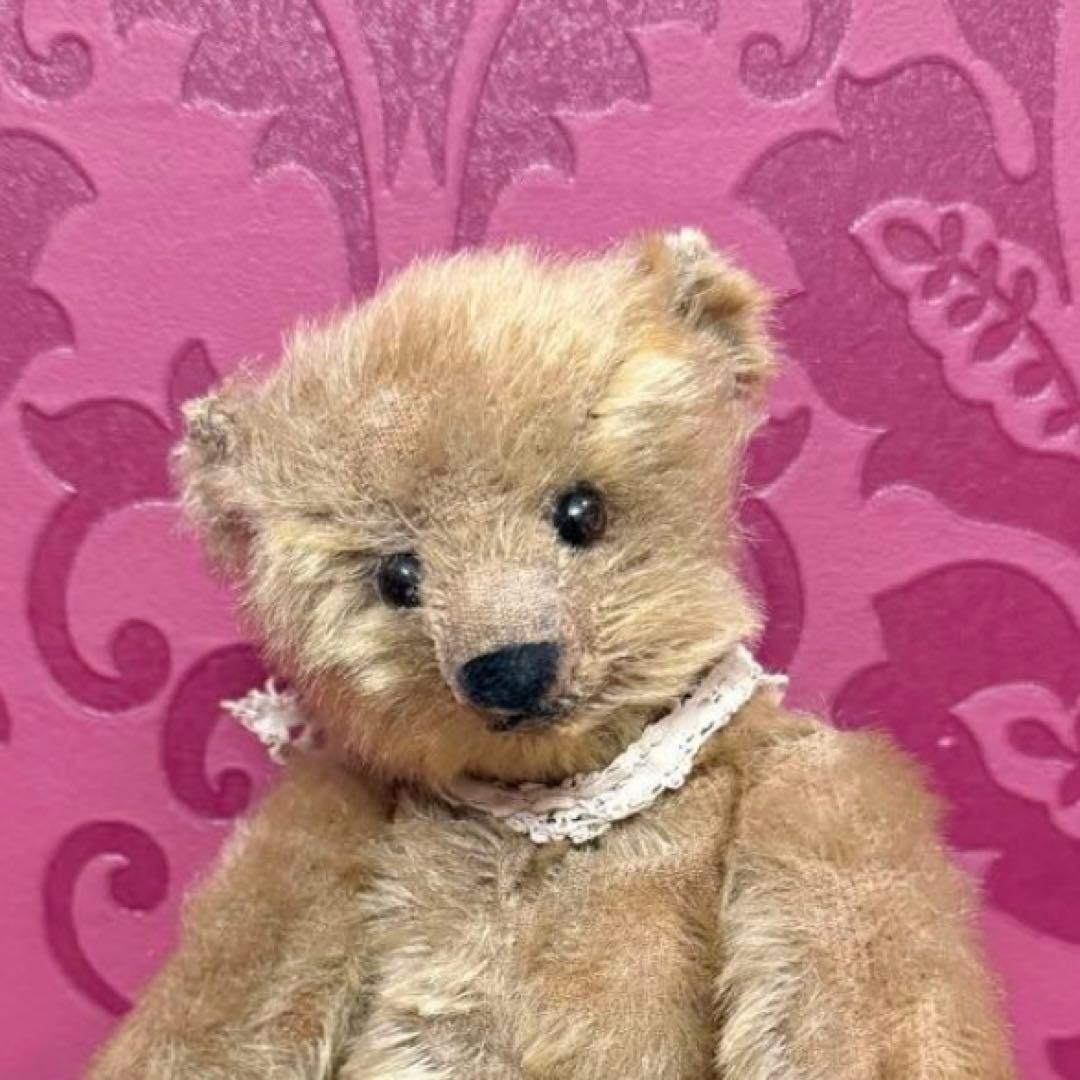 Xmasに　シュタイフ アンティークテディベア　シナモン　22cm Steiff