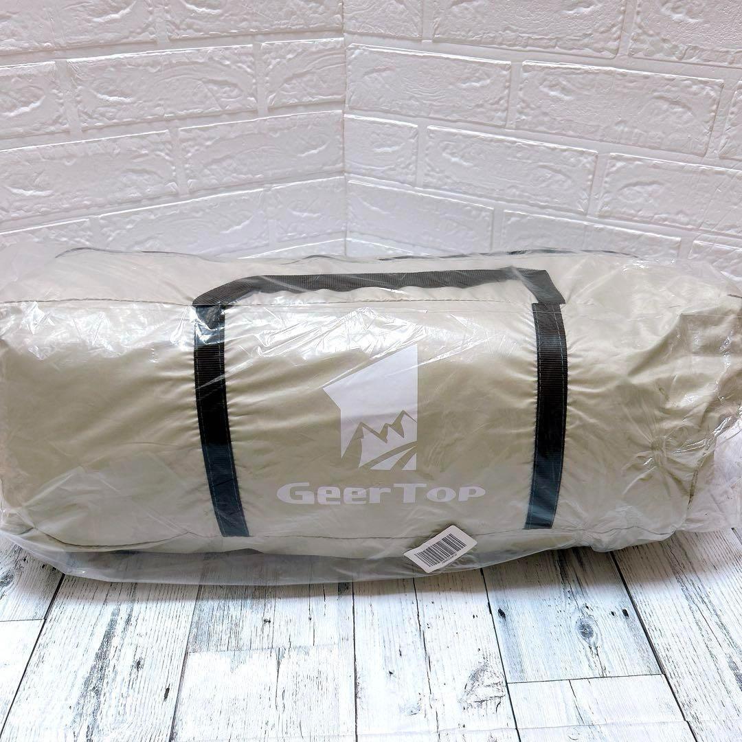 GEERTOP⭐️テント4-6人用 大型 グリーン 防災 アウトドア キャンプ