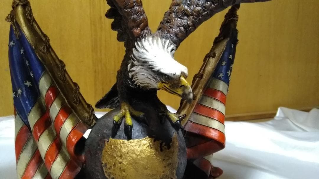 レア　入手困難　置物　USA 　ハゲワシ　A49