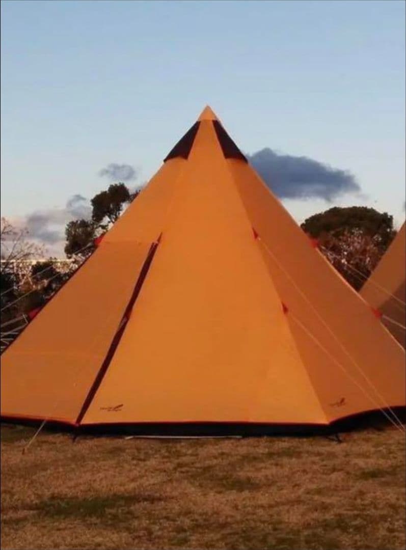 ティピー テント アウトドア 大型テント ワンポール 前室