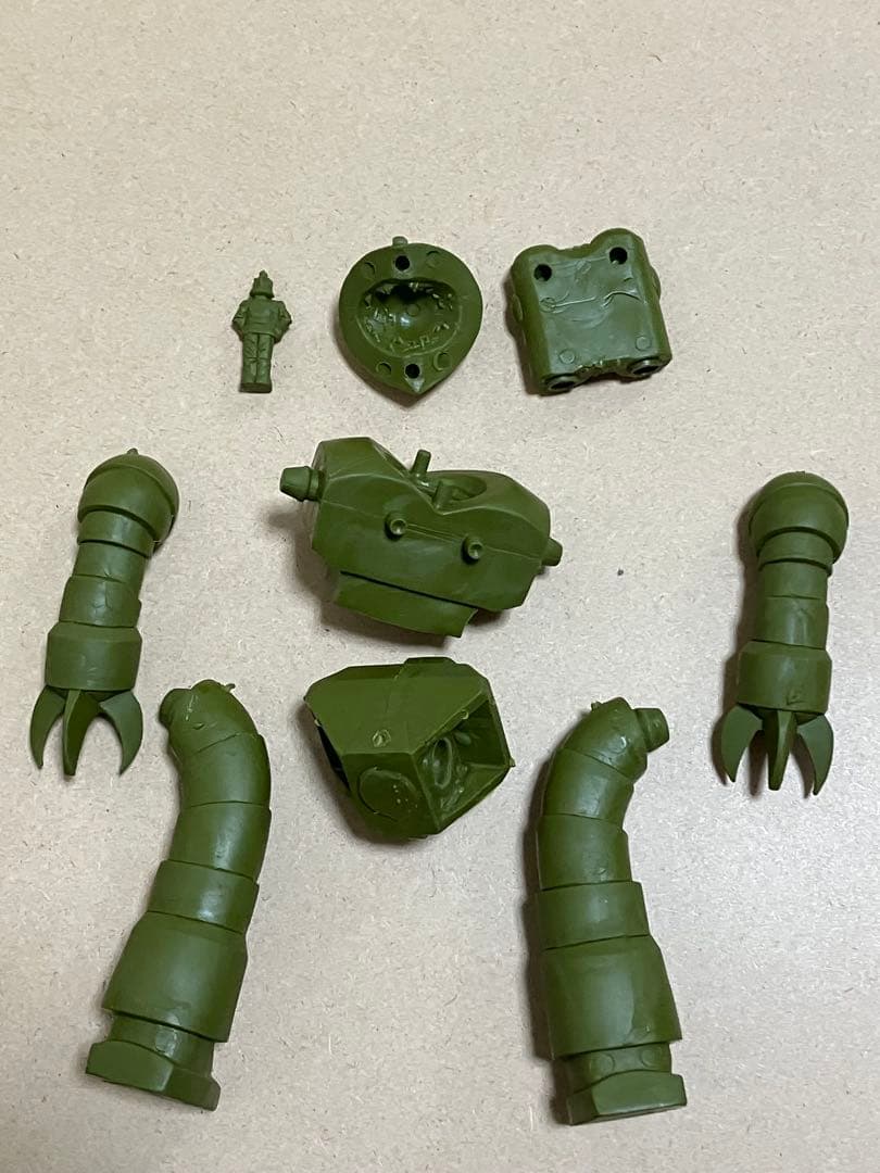 ズゴック　シャア専用　山勝　デカ消し　ガンダム　消しゴム　深緑色　レアカラー