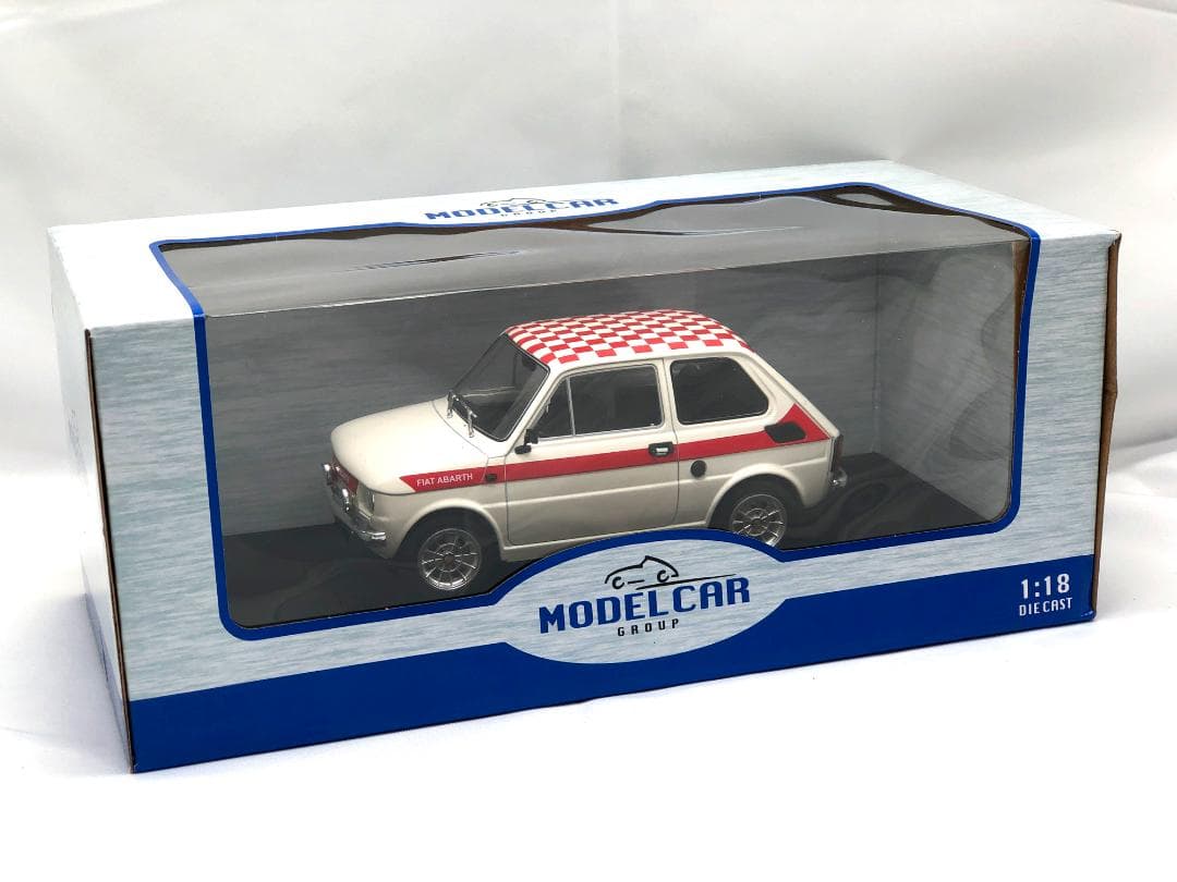 MCG 1/18 フィアット 126 アバルト 1972 (ホワイト)